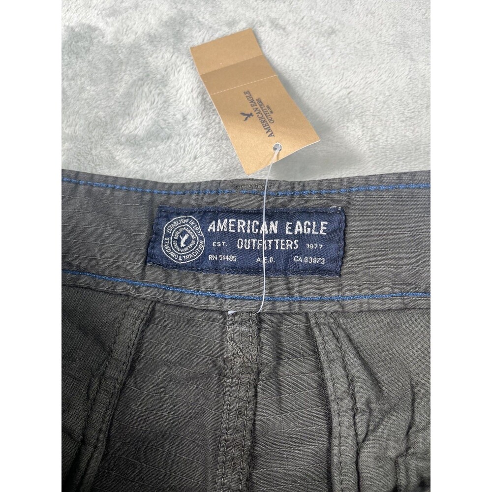 American Eagle Mens 33 Longboard Cargo Shorts Dark Grey NWT - Picture 6 of 8
